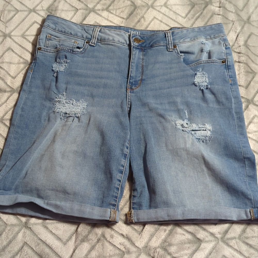 Women's Blue Shorts‎
